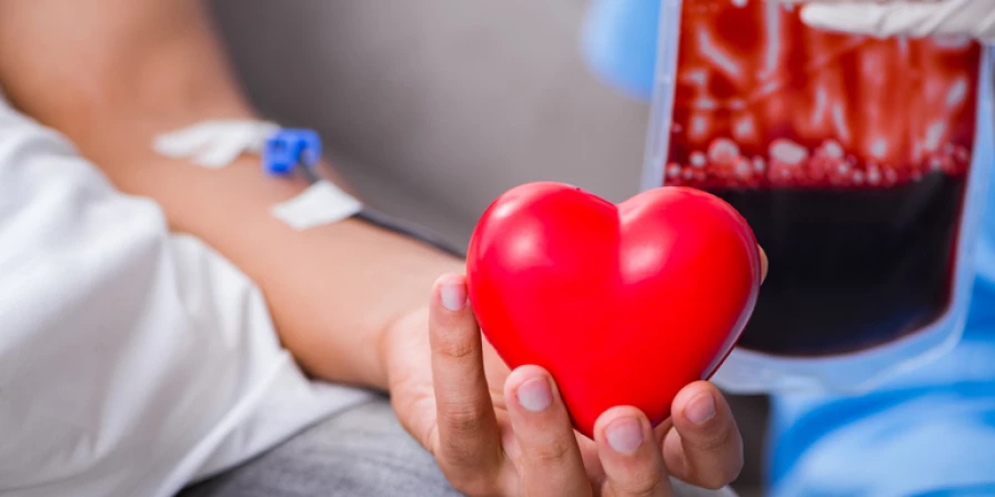 A doação de sangue é um ato de solidariedade e cidadania.