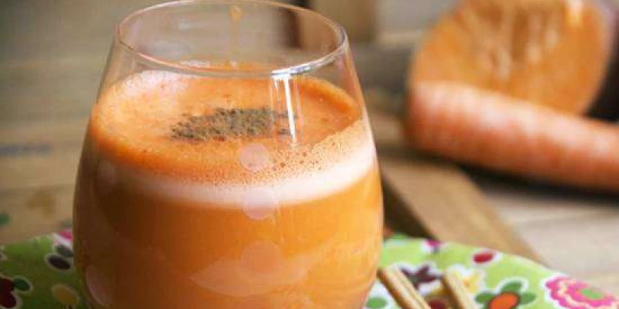 Suco de batata doce.