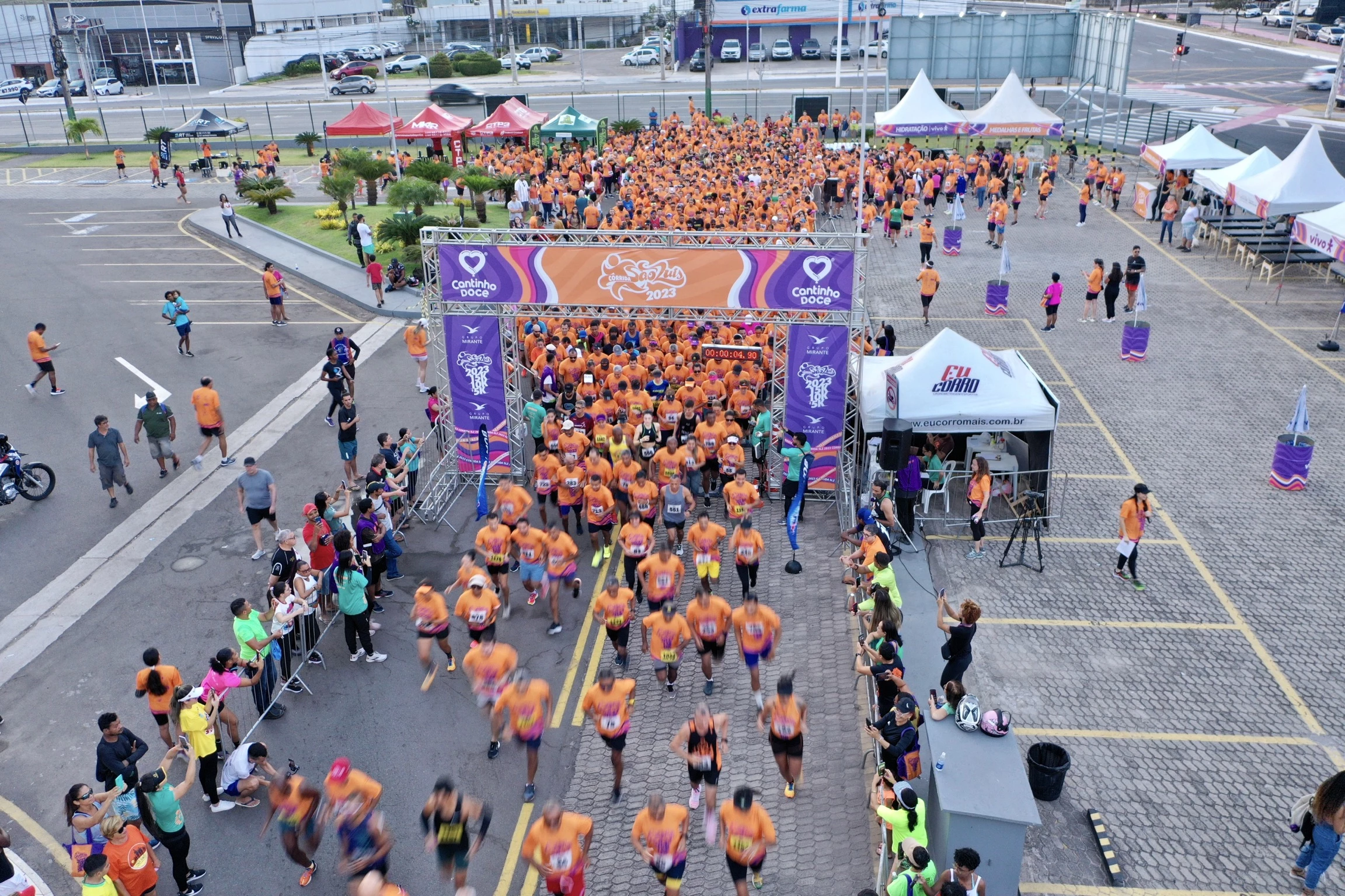 Corrida São Luís 2023 teve a participação de 1.500 competidores ( Foto - Paulo Soares / Grupo Mirante)