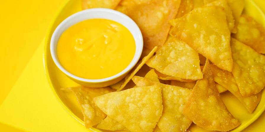 Nachos caseiros.