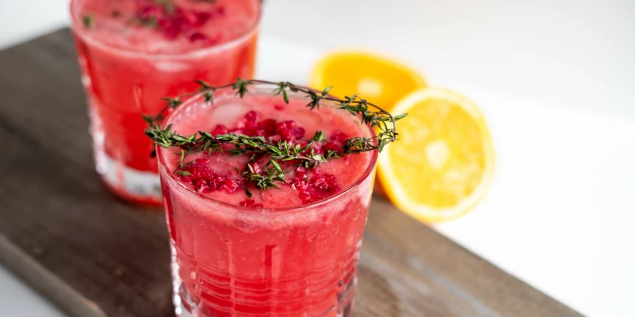 Suco de groselha.