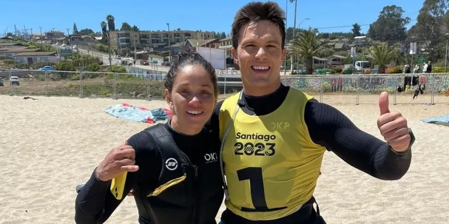 Socorro Reis e Bruno Lobo são hexacampeões brasileiros de kitesurf.