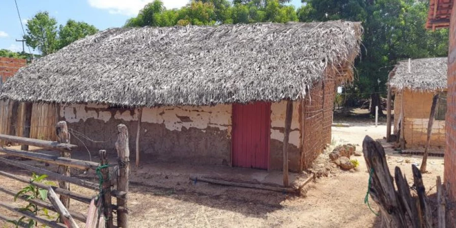 Casa onde os maus-tratos e agressões aconteciam.