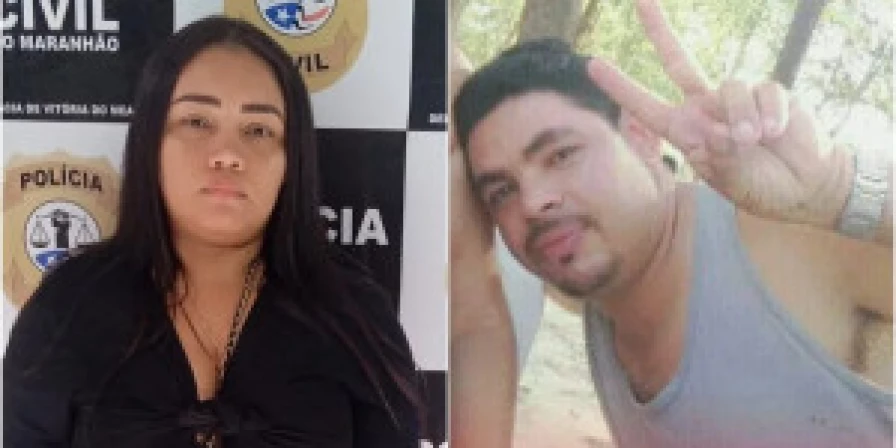 Maria José Mendonça da Silva e a vítima, Marcílio Nolasco.