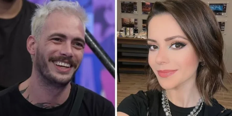 Homem se declara para Sandy na frente do pai e do ex-marido da cantora