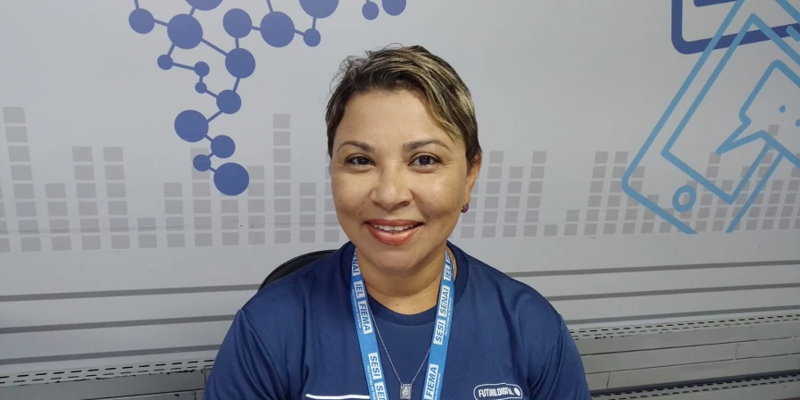 A assessora técnica do Senai, Janaína Pereira, concedeu entrevista ao Abrindo o Verbo.
