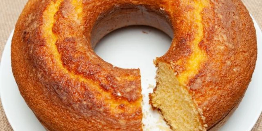 Bolo de fubá.