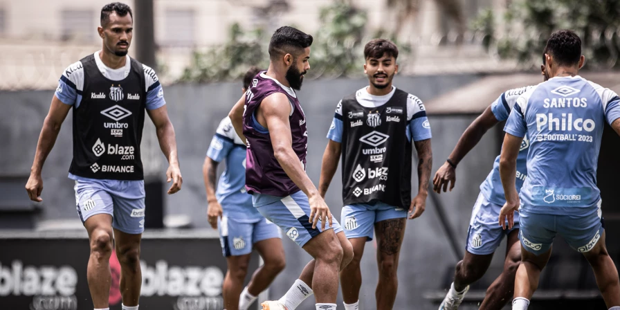 Treino do Santos.