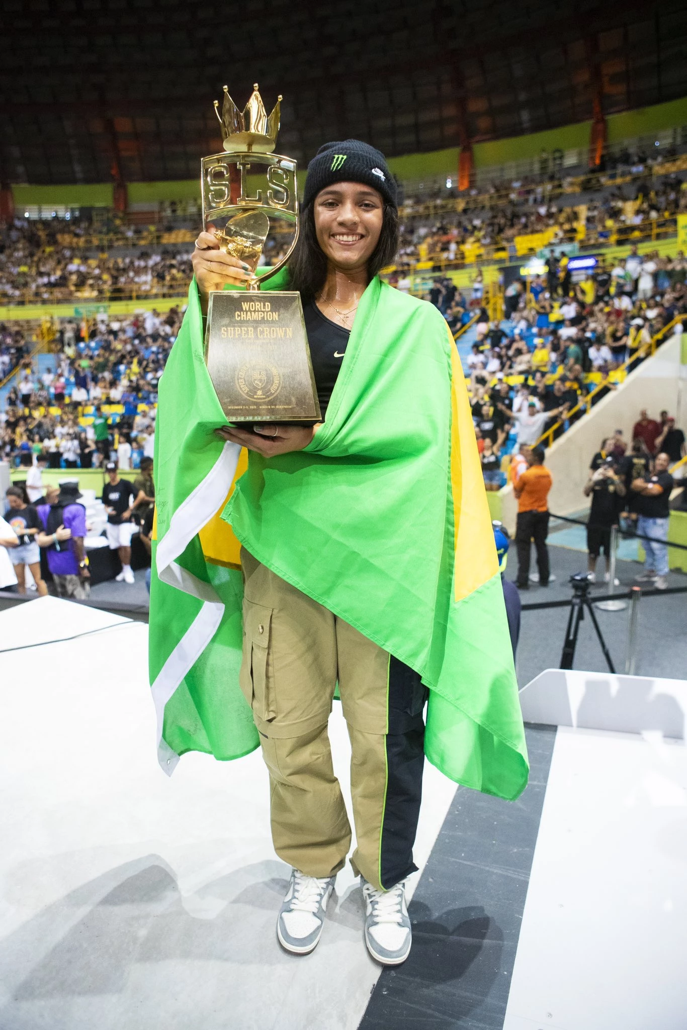Rayssa Leal conquistou o bicampeonato da SLS Super Crown. (Foto: Divulgação / SLS)