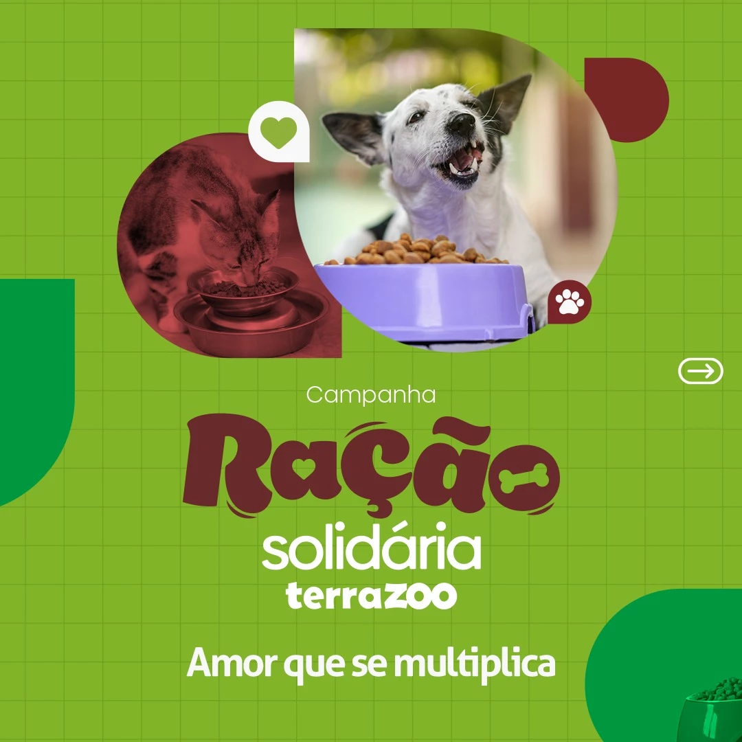 Campanha Ração Solidária.