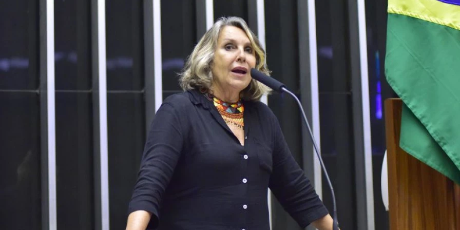 Érika Kokay é deputada federal pelo Partido dos Trabalhadores