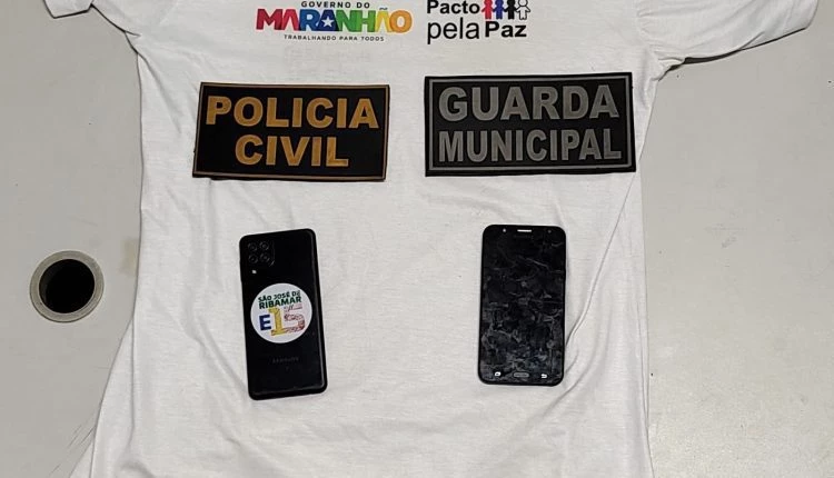 Material apreendido com o jovem. Foto: Divulgação / Polícia Civil do Maranhão