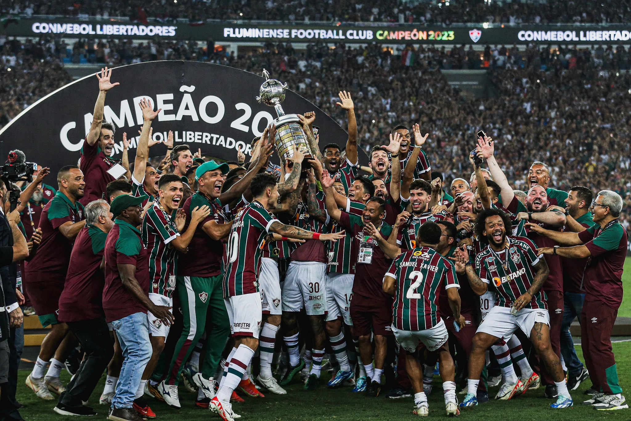 O Fluminense conquistou o tão sonhado título da Libertadores. (Foto: Lucas Merçon / Fluminense FC)