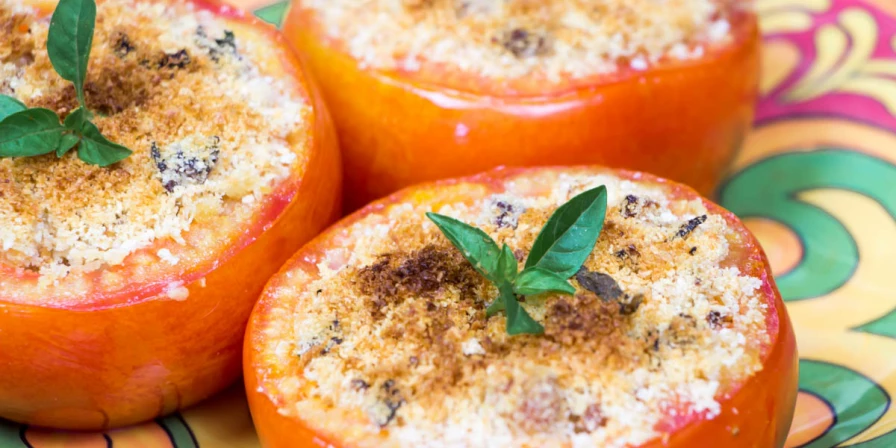 Tomate recheado.