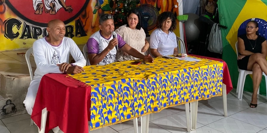Lançamento do projeto "Capoeira como Instrumento de Socialização"