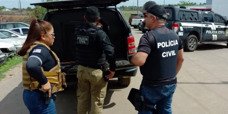 A prisão do suspeito foi realizada por uma equipe policial da 6ª Delegacia Regional de Viana.