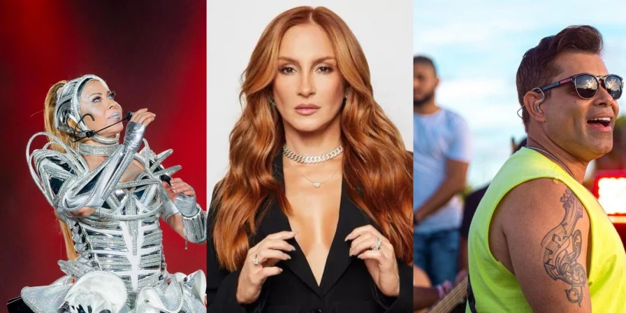 Joelma, Claudia Leitte e Chicabana.