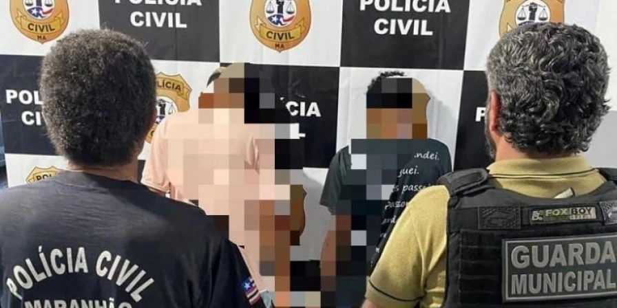 As prisões dos dois suspeitos de envolvimento no crime foram efetuadas por meio da delegacia Especial de Ribamar.