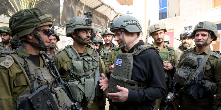 Em dezembro de 2023 o primeiro-ministro de Israel, Benjamin Netanyahu, visitou Gaza