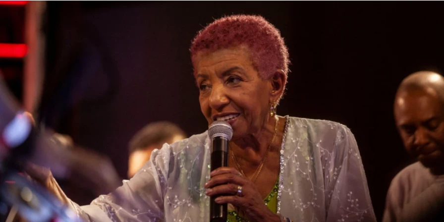 Cantora e deputada estadual por São Paulo Leci Brandão.