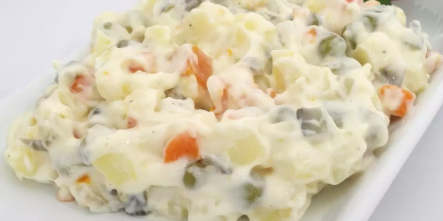 Salada de maionese.