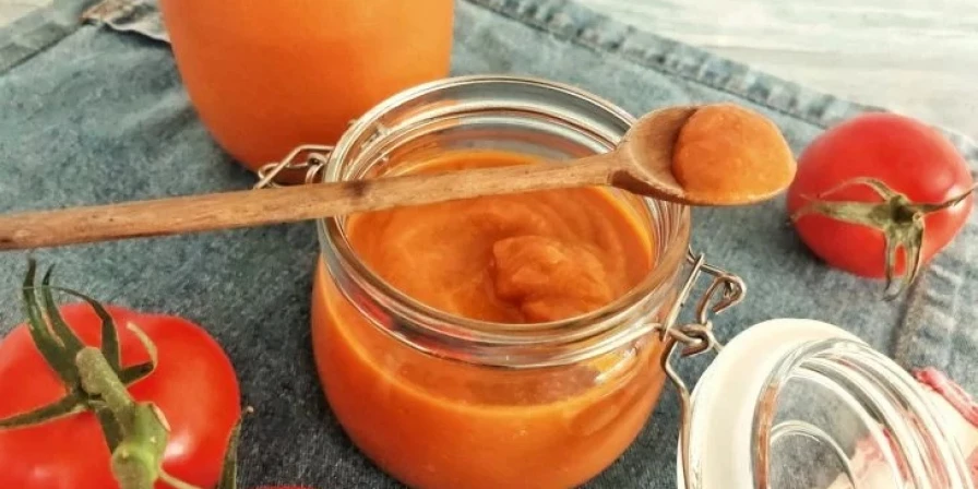 Ketchup caseiro.