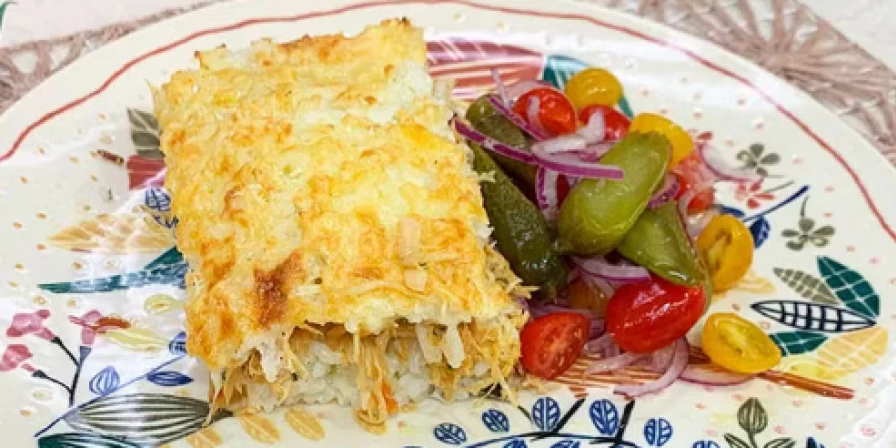 Arroz cremoso.