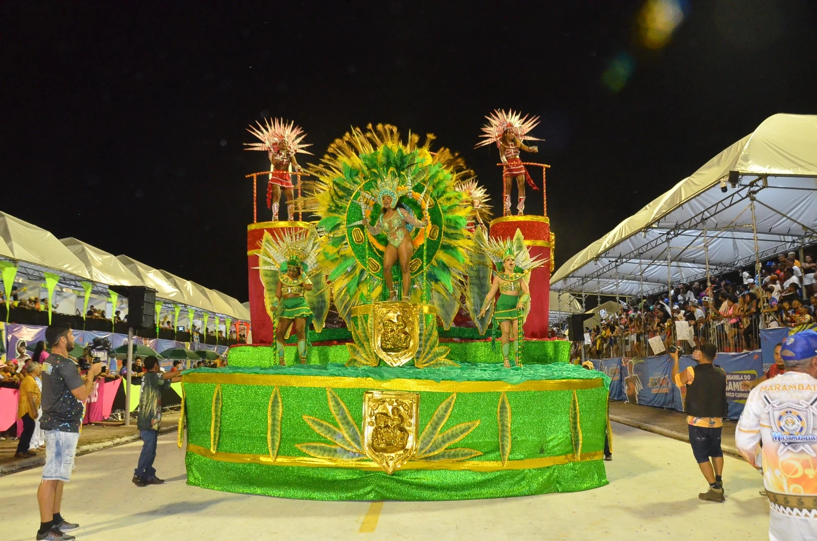 A Marambaia desfilou na última sexta-feira (23), em São Luís. (Foto: divulgação / Prefeitura de São Luís)