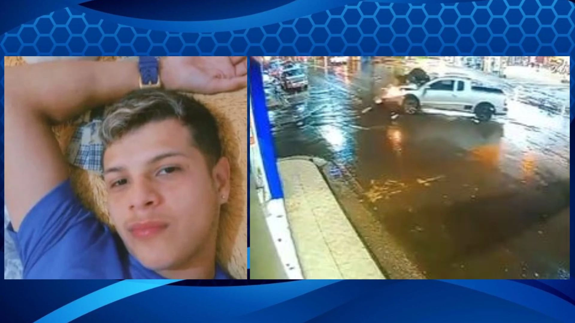 Acidente registrado na noite de sábado em Pinheiro. (Foto: Reprodução/Redes sociais)
