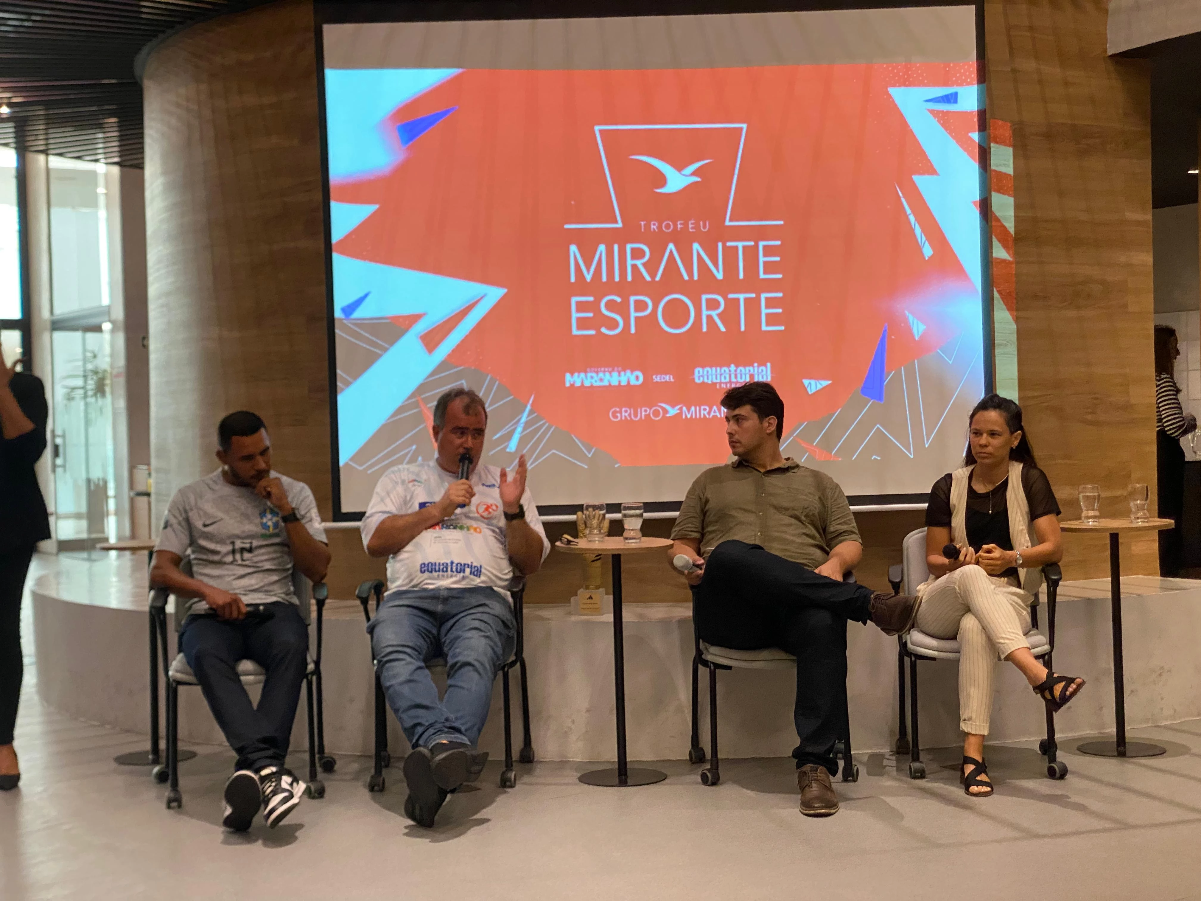 Debate sobre saúde metal no “Talks Troféu Mirante” ( Foto - Divulgação / TV Mirante)