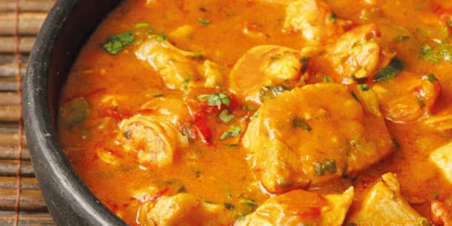 Peixe cozido.