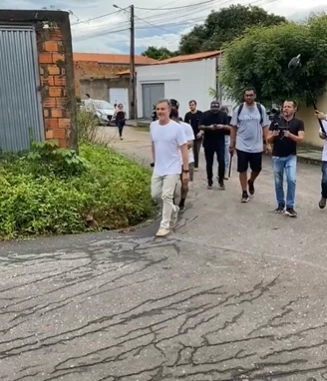Luciano Huck em Santa Inês.