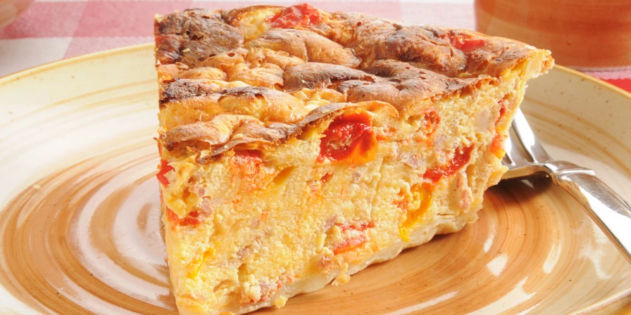 Torta salgada de outono