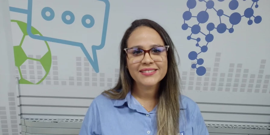 A enfermeira do Sesi-MA, Sammay Fonseca, foi uma das entrevistadas do programa Abrindo o Verbo da Mirante AM.
