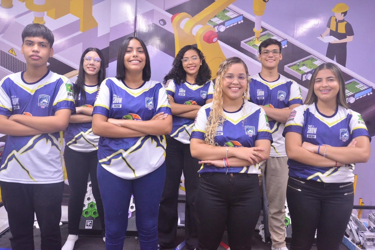 Os competidores do SESI mostram protagonismo ao participarem ativamente não apenas do próprio processo de aprendizagem. Foto: Divulgação