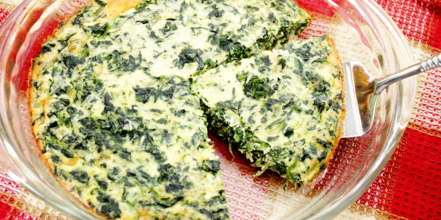 Torta de espinafre.