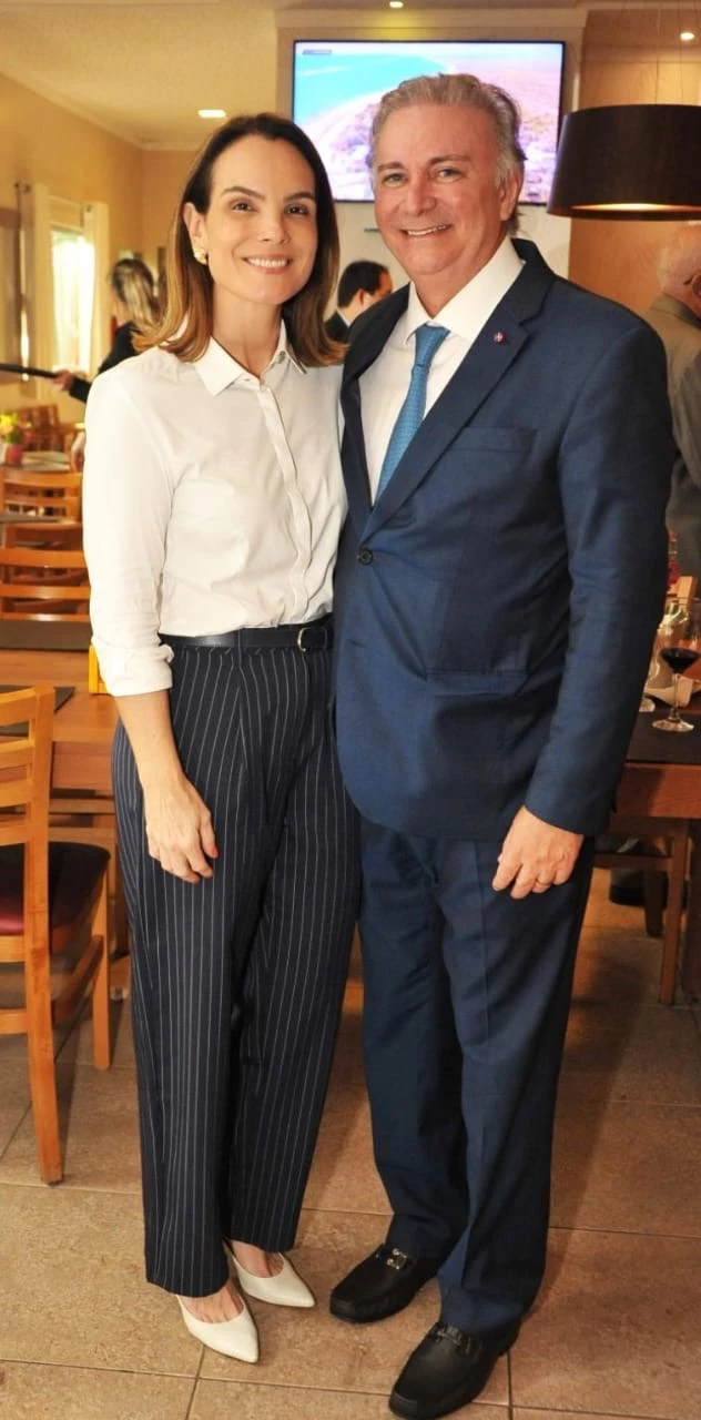 O novo presidente do Tribunal de Justiça do Estado do Maranhão, desembargador José de Ribamar Froz Sobrinho, e sua esposa Edmée