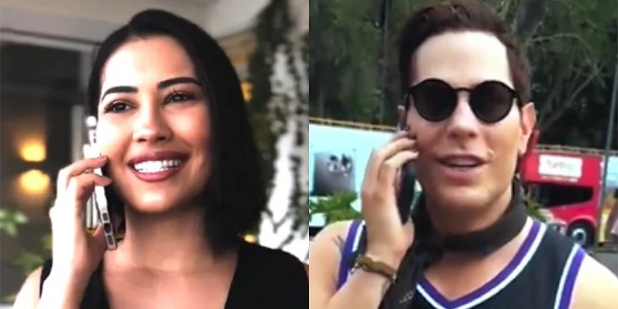 Thaynara OG e Christian Chávez conversaram em vídeo que anuncia a presença do cantor mexicano no São João da Thay 2024.