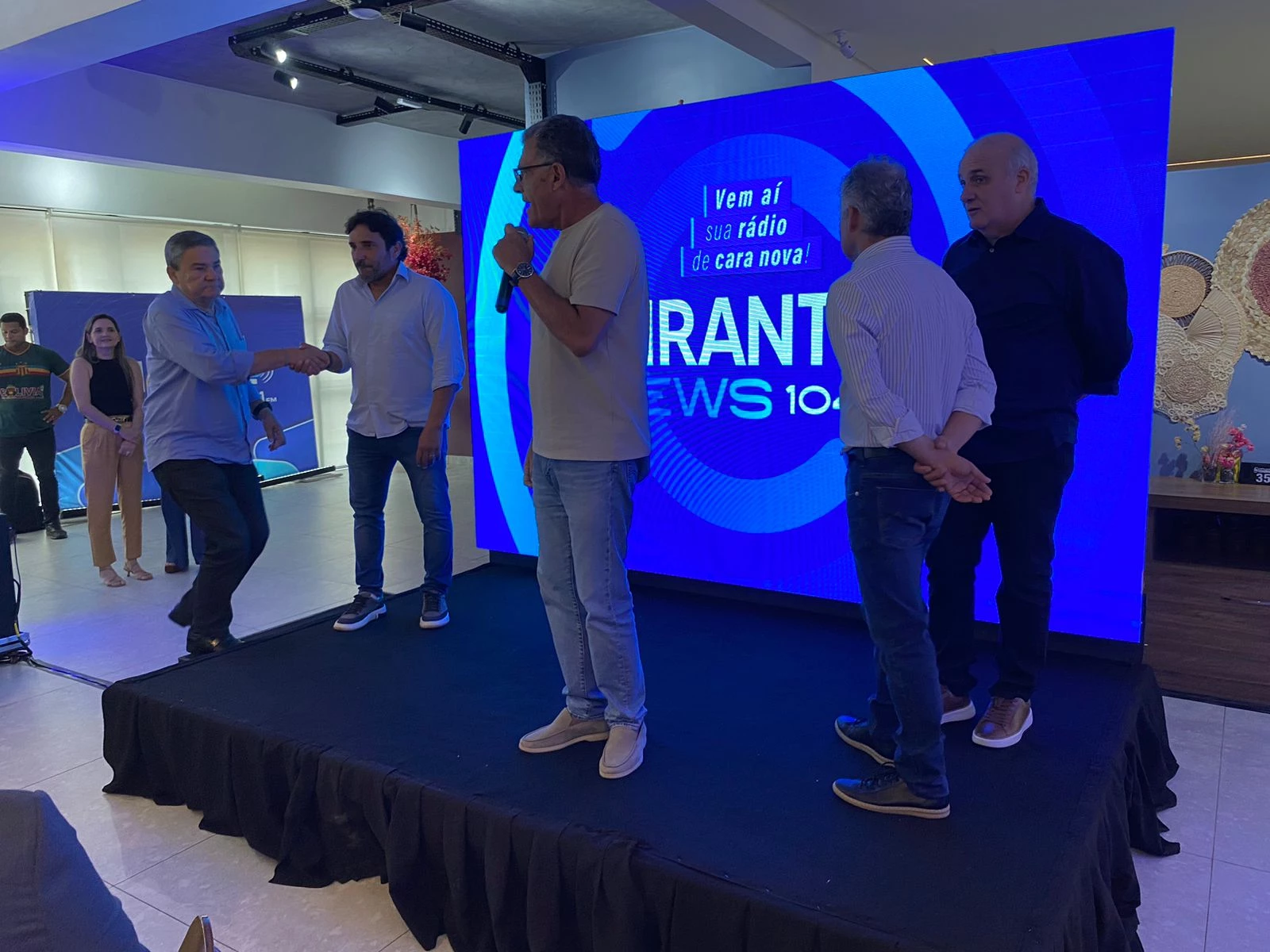 Lançamento da rádio Mirante News FM.