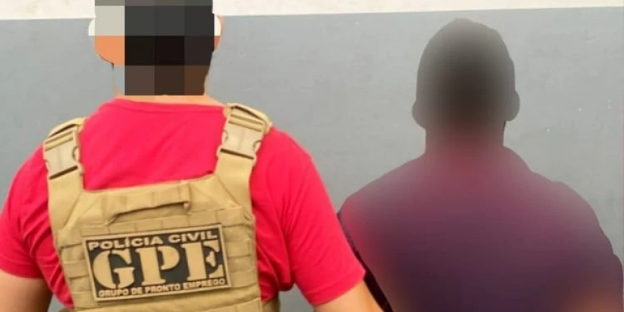 Ele foi preso no bairro Ouro Verde, em Imperatriz.