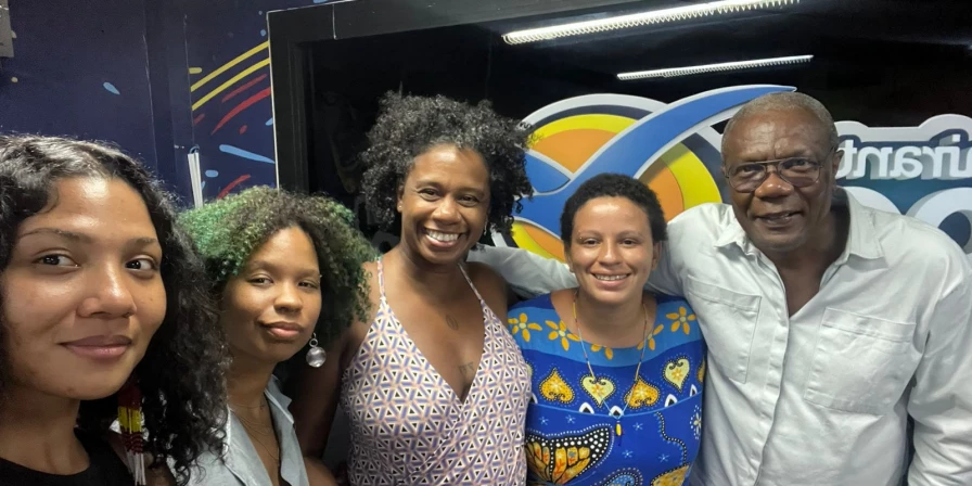 Larissa Oliveira, Jasper Okan Vanessa Soares, Afroju Rodrigues no Troca de Ideia com o jornalista Pedro Sobrinho