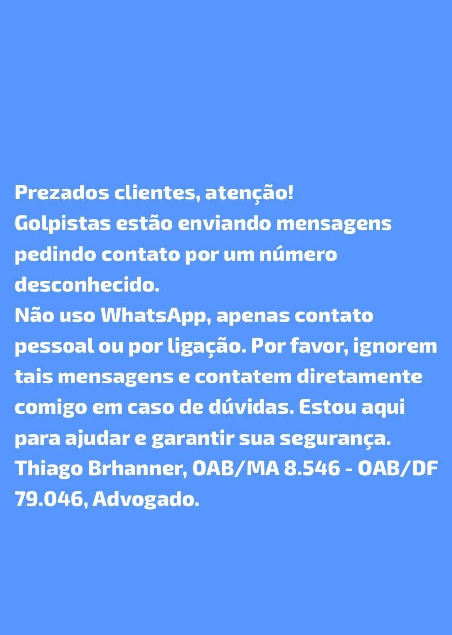 Advogado fez alerta a clientes em suas redes sociais