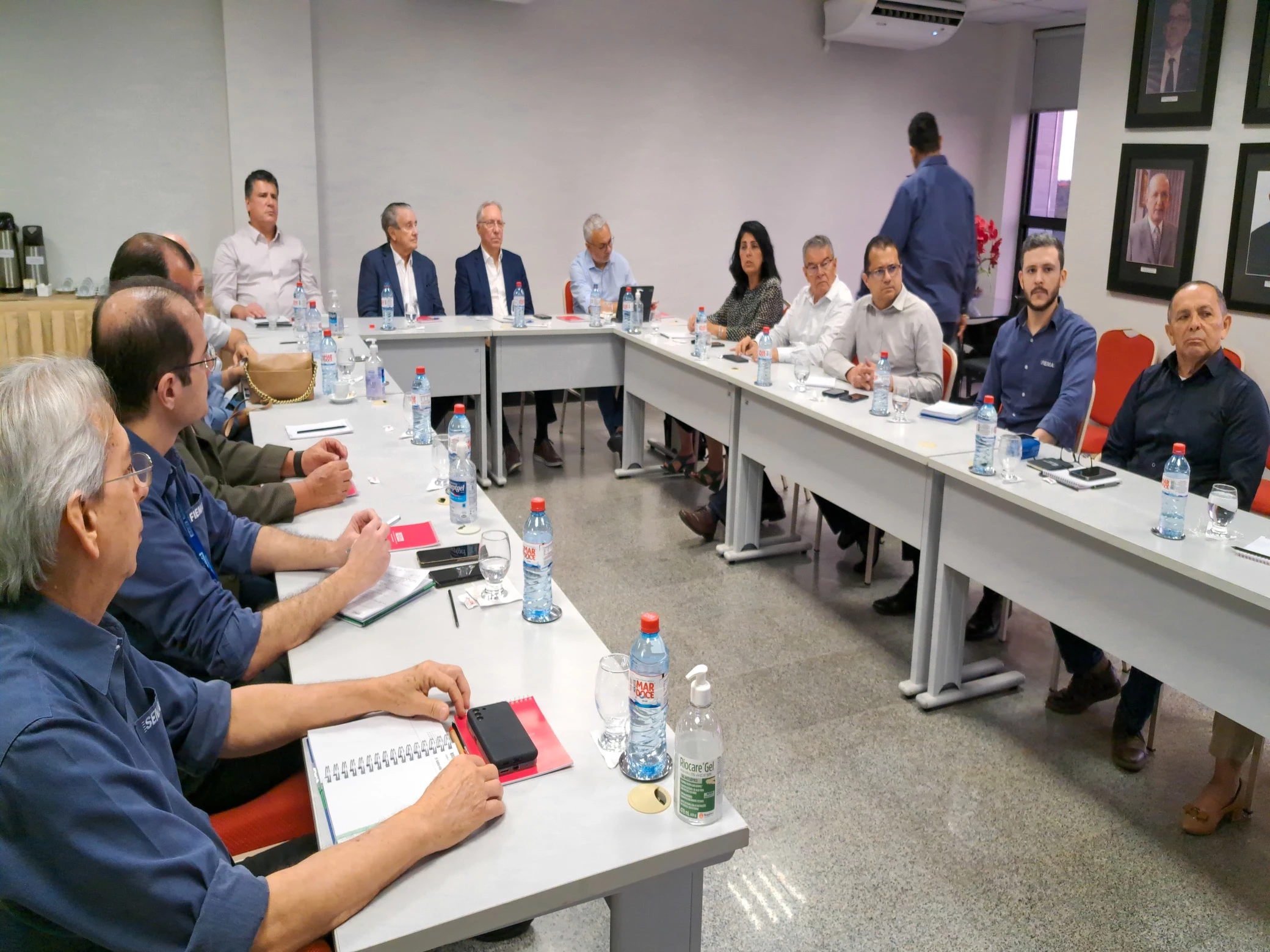 Reunião na FIEMA contou com representantes da FIRJAN, Eneva, Gasmar e Governo do Estado do Maranhão. (Foto: Divulgação / FIEMA)