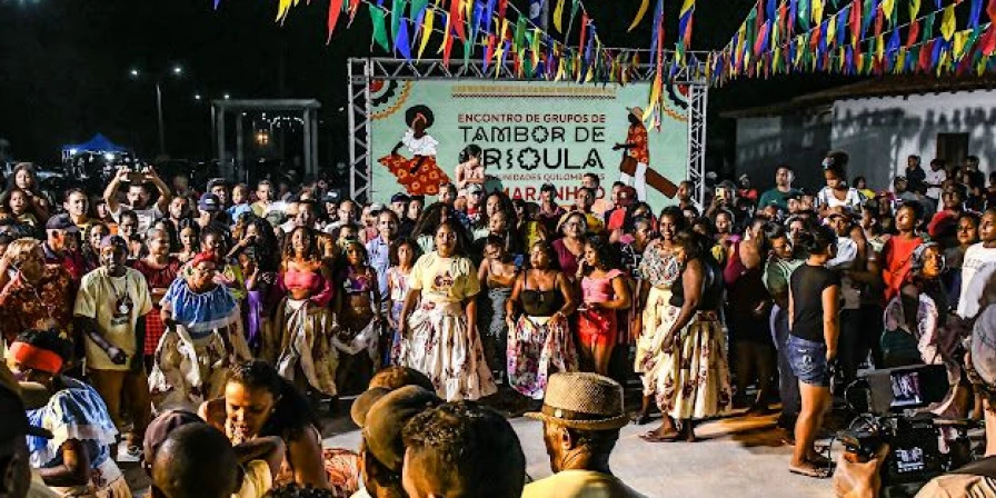 Encontro de Grupos de Tambor de Crioula das Comunidades Quilombolas do Maranhão ocorre neste sábado (1º).