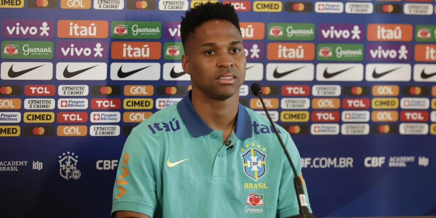 Wendell, lateral-esquerdo da Seleção Brasileira.