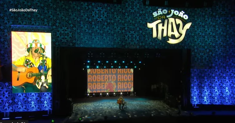 Cantor Roberto Ricci. Foto: Reprodução
