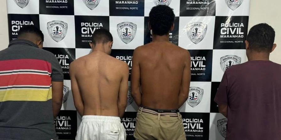 Criminosos são presos pela PC-MA na Vila Luizão.