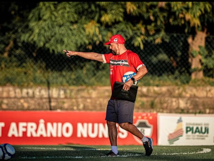 André Gaspar, técnico do River, terá desfalques na sua escalação ( Foto - Vitória Magalhães / River)