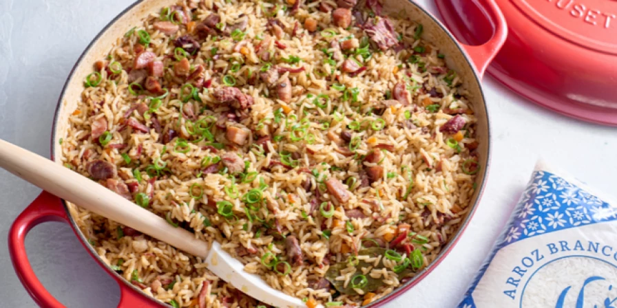 Arroz carreteiro.