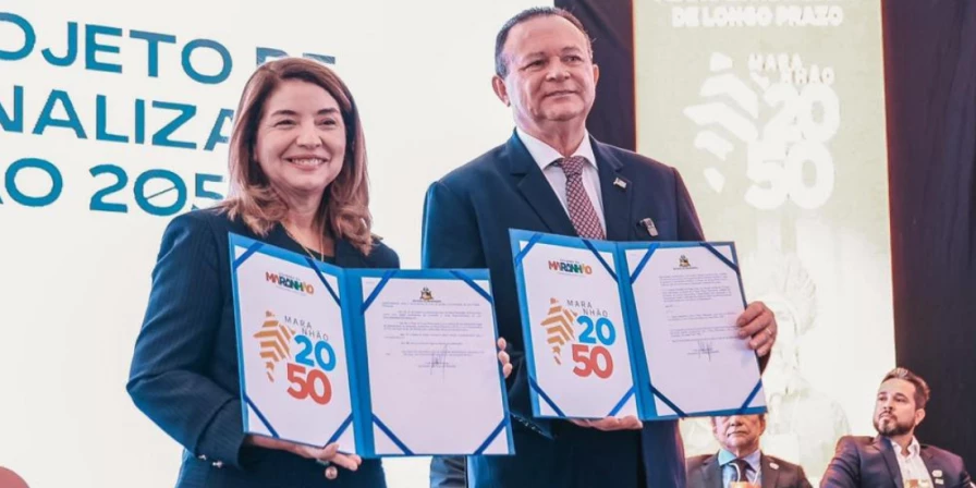 Iracema Vale prestigia lançamento do Plano Maranhão 2050 com foco no desenvolvimento a longo prazo.